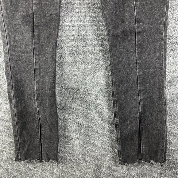 Abercrombie & Fitch Jeans Womens 28 The Skinny High Rise Black Cotton Stretch - Picture 2 of 9
